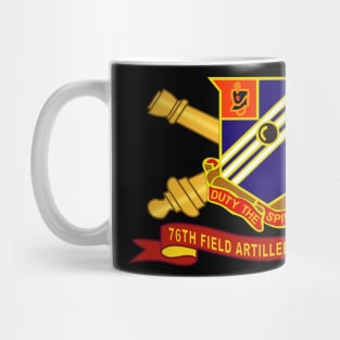 76th Field Artillery Regiment - DUI w Br - Ribbon X 300 Mug